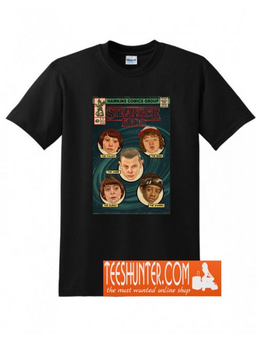 Stranger Kids Comic Cover T-Shirt