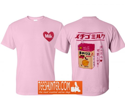 Strawberry Ichigo Milk Carton Box T-Shirt