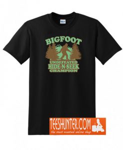 Bigfoot Hide-N-Seek Champion T-Shirt