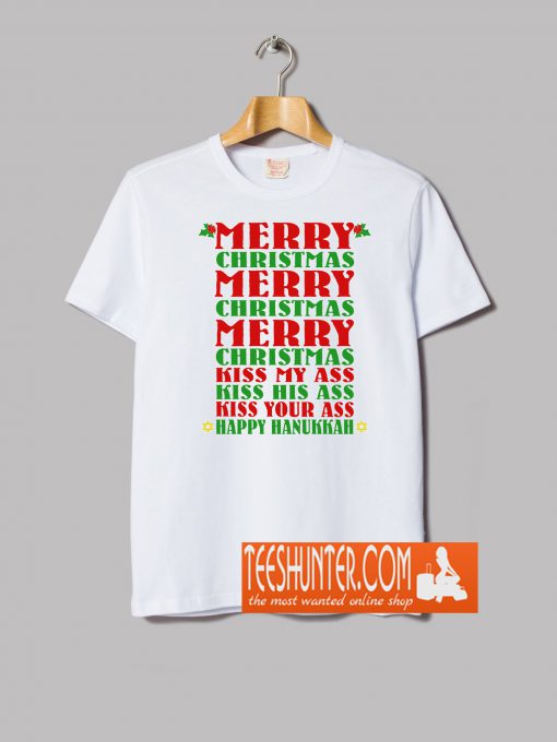 Merry Christmas Kiss My Ass T-Shirt