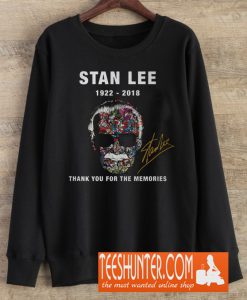 Stan Lee Thank You For The Memories Sweatshirt