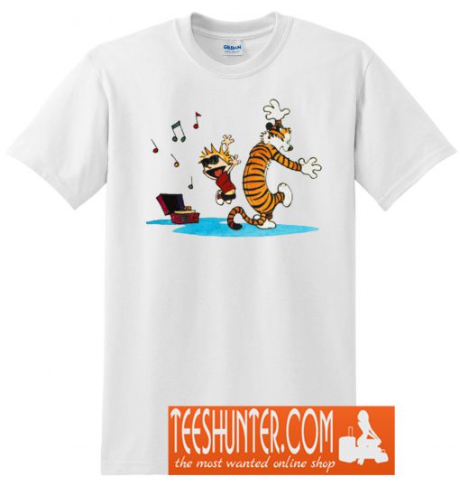 Calvin and hobbes Dance and Happy T-Shirt