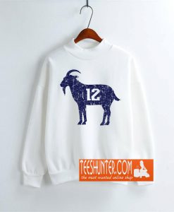 Tom Brady 12 Goat Sweatshirt