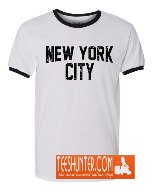 New York City John Lennon Ringer Shirt