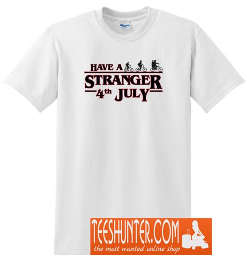 Stranger Things 4th July design T-Shirt