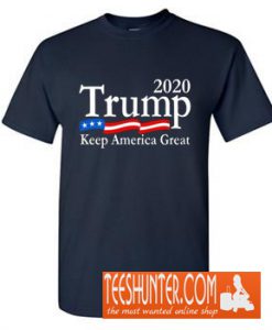 Trump 2020 Keep America Great USA Flag T-Shirt