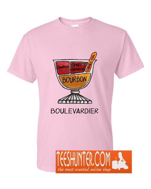 Boulevardier Mixed Drink Liquor Shirt T-Shirt