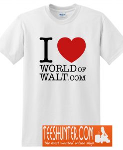 I Love World of Walt T-Shirt