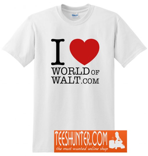 I Love World of Walt T-Shirt