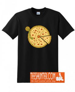 Phonograph Vinyl Record Pizza T-Shirt