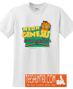 Neon Genesis Evangelion Meets Garfield And Friends T-Shirt