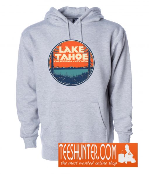 Lake Tahoe Vintage Travel Decal Hoodie