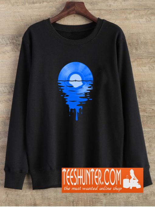 Cool Music Vinyl Record Sweatshirt