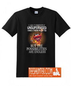 I am currently unsupervised I know it freaks me out too but possibilities are endless T-Shirt