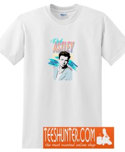 Rick Astley 80s Aesthetic Tribute T-Shirt