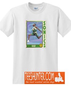 Shawn Kemp Retro Basketball Trading Card Design T-Shirt