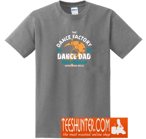 Dance Factory Dance Dad Dates on Back T-Shirt