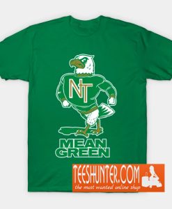 Vintage North Texas "Mean Green" Eagles Mascot T-Shirt