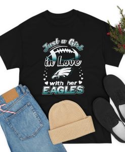 Just A Girl In Love With Her Philadelphia Eagles Unisex Shirt TPKJ3