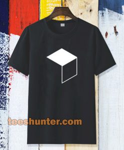Cube Minimal Simple Geometry Nerd T Shirt TPKJ3