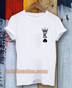 Herren Krone King Of Spades Poker t-shirt TPKJ3