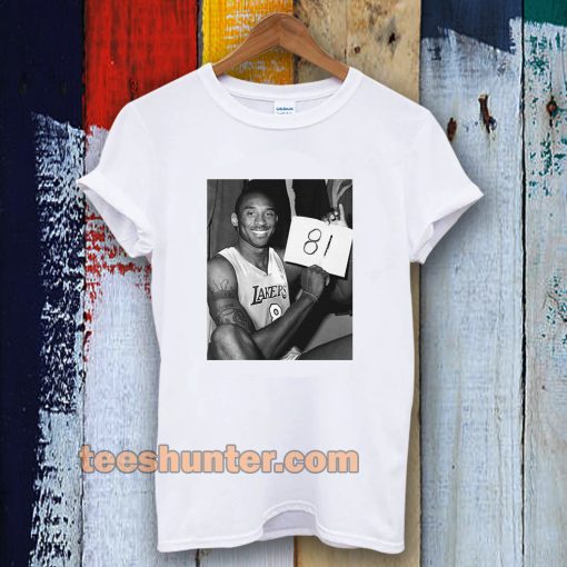 KOBE BRYANT 81 POINTS TPKJ3 WHITE T-SHIRT TPKJ3