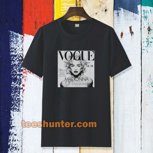 Unisex 80'S Madonna Vogue Short Sleeve T-Shirt TPKJ3