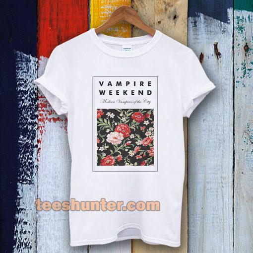 Vampire Weekend Floral Tee T-Shirt TPKJ3