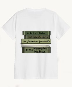 Lovecraft Book Stack T-Shirt TPKJ3