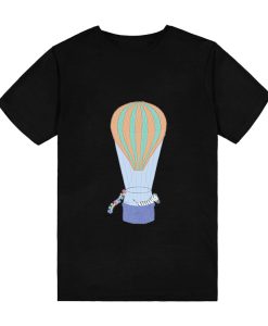 Zebra in a hot air balloon T-Shirt TPKJ3
