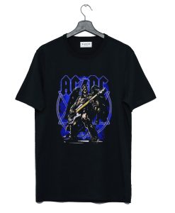 ACDC Band Skeleton Wings T Shirt