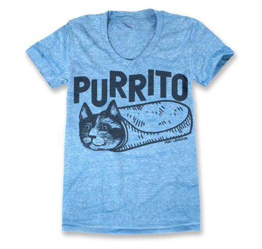 Purrito mexican food T-Shirt