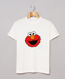 Sesame Street Elmo Cookie Monster T Shirt White