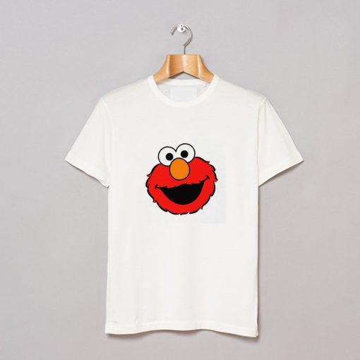 Sesame Street Elmo Cookie Monster T Shirt White