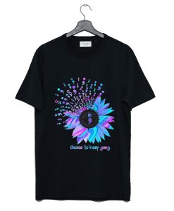 Suicide Prevention Choose To Keep Going Sunflower T Shirt