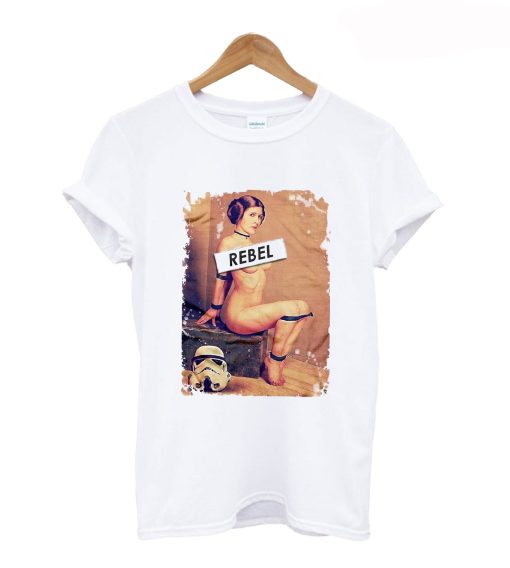 Princess Leia in bondage REBEL Star Wars T-Shirt