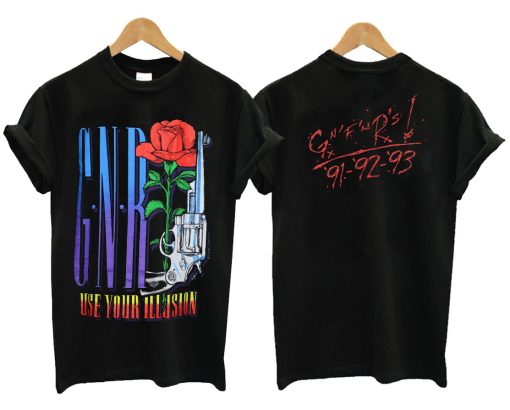 Vintage 1993 Guns N Roses Use Your Illusion Tour T-Shirt