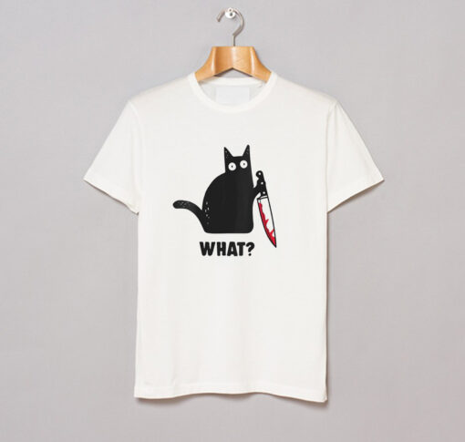 Cat With Knife T-Shirt