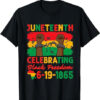 Juneteenth Celebrating Black Freedom 1865 T Shirt