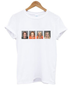 Lindsay Lohan Mugshot T Shirt