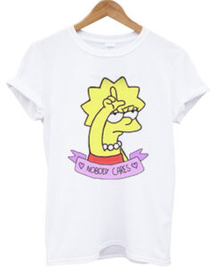 Lisa Simpson Nobody Cares T-Shirt