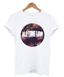 All Time Low Floral Band Merch T-Shirt