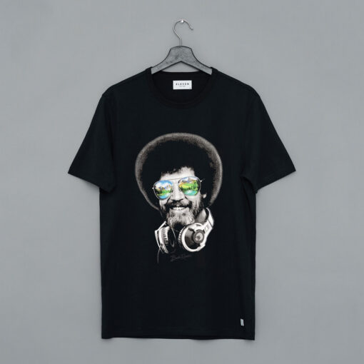 Bob Ross Artist Headphones Joy T Shirt