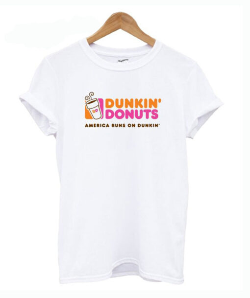 Dunkin donuts america runs T Shirt