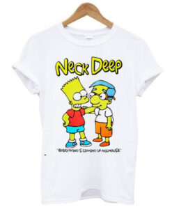 Neck Deep Everythings Coming Up Milhouse T-Shirt