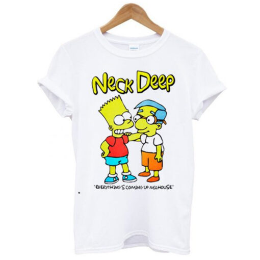 Neck Deep Everythings Coming Up Milhouse T-Shirt