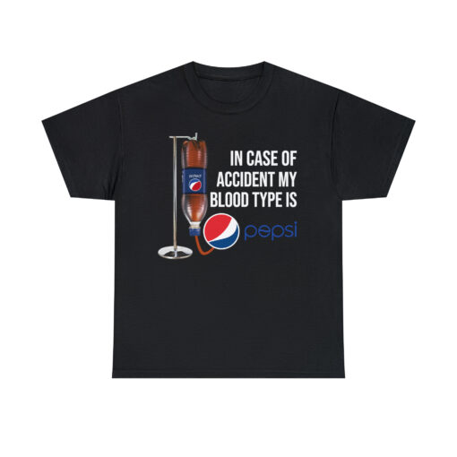 Pepsi T-Shirt blood type is pepsi