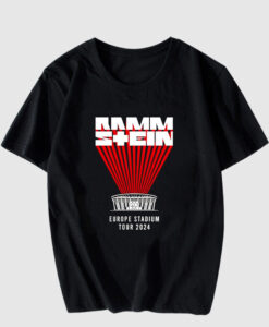 Rammstein Europe Stadium Tour 2024 T Shirt