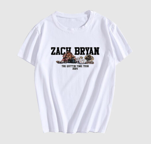 Zach Bryan Cowboy The Quittin Time T Shirt