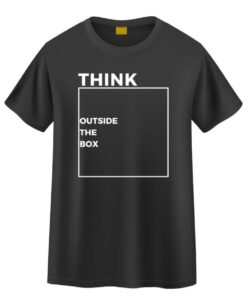 think outside the box t-shirt thd